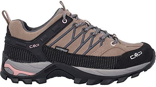 CMP Rigel Low Wmn Trekking Shoes Wp Damen Wanderschuhe, Cenere, 39 EU