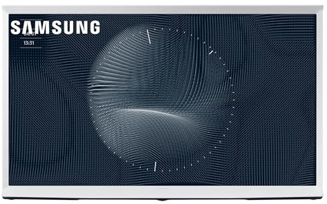 Samsung Lifestyle TV QE50LS01BGUXZT The Serif QLED 4K, Smart TV 50 Matte Display, Stand removibile, OTS Lite, Integrato con Bixby e Alexa compatibile con Google Assistant, Cloud White 2022