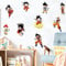 Wandtattoo Kinder Wandtattoos Anime Poster Aufkleber, Wandtattoo für Kinder (20794)