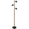 INNOVATE LED Stehlampe Holz | 1,5M Standlampe Holz | GU10 Stehleuchte Spot | LED Stehlampe Schwenkbar 3 flammig | Standleuchte drehbar für Küche, Wohnzimmer, Schlafzimmer