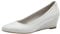 Tamaris Pumps Damen Keilabsatz weiß,EU 35