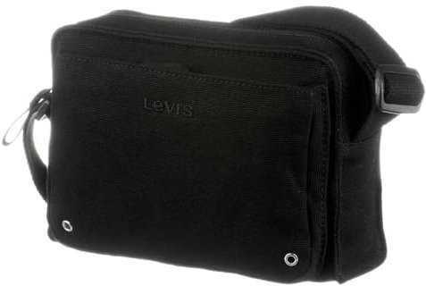 Levi's Herren Zip Crossbody Bag, Regular Black