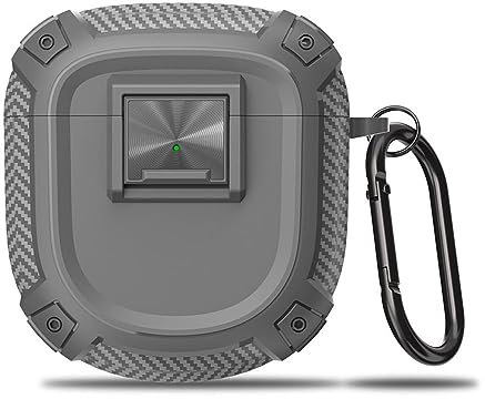 BBASILIYSD Case for bose QuietComfort Earbuds II/Earbuds 2 Wireless Headphone Protective Pat for bose Carbon With Fiber Cover V8W9