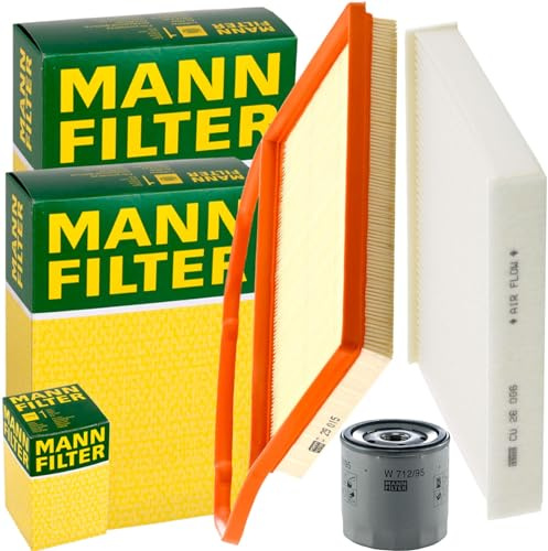 Mann Filter Inspektionspaket | C29015,(LX3306 )+CU26006 (LA811)+W712/95 (OC977/1) Kompatibel mit Citigo (NF1),Load Up! (121, 122, BL1, BL2),Mii (KF1, KE1),U