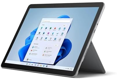 Microsoft Surface Go 2 10.5 2-in-1 Laptop - Intel M3-8100Y CPU, 8GB RAM - 128GB SSD, Windows 10 Pro, Tablet with UK Keyboard (Renewed)
