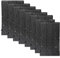 Aysolar 800W 12V Placa Solar Flexible 8x100W ETFE Portátil Panel Solar Monocristalino Fotovoltaico para Barcos, Remolques, Autocaravana, Camper, Caravana, Batería y Superficies Irregulares