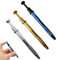 3Pcs 4 Prongs Grabber for Tiny Piercing Ball 4 Prong Grabber Tool Small Bead Holder Push-in Syringe Type Tool Stainless Steel Pick Up Tool for Small Parts Jewelry Metal Piercing Ball Holder Tool