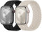 Charlam 2 Stück Geflochtenes Armband Kompatibel mit Apple Watch Armband 40mm 41mm 38mm, Elastisch Nylon Band Solo Loop Sport Armbänder für iWatch Series 9 8 7 6 5 4 3 2 1 SE Ultra, Damen Herren