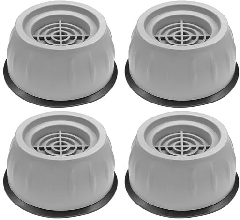 cyclingcolors 4x Patin Pied Machine à Laver avec Patin Semelle en Caoutchouc Cale Anti Vibration Sèche Linge Réfrigérateur Lave Linge Tampon