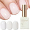 Milky White Jelly Nude Neutral Builder Gel Nail Varnish - Transparent French Manicure, LED Gel Nail Art DIY Kit (15ML)