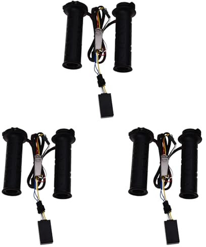 RIYAN 6X Einstellbare Motorrad Beheizte Griffe Fuer Motorrad/Fahrrad Lenker Hot/Warm Hands