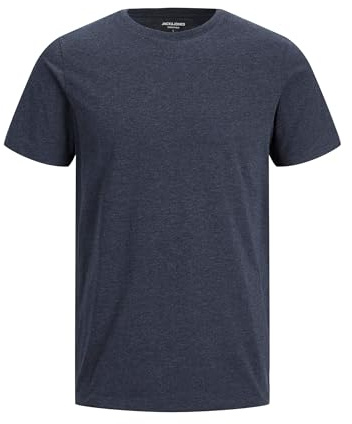 JACK & JONES Male T-Shirt Einfarbig Rundhals T-Shirt