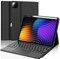 IVEOPPE Teclado Xiaomi Pad 7/7 Pro 11.2 con Touchpad, Funda Teclado Trackpad Español Ñ Desmontable Bluetooth para Xiaomi Pad 7/7 Pro 11,2 2025, Negro