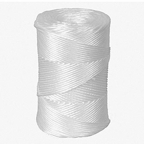 VEPATIM Packschnur Kordel Bindfaden PP stark weiß 1.5mm 400 Meter