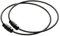 Mini Hinge Small Hinge 10pcs Colorful Stainless Steel Wire Keychain Cable Loop Screw Lock Rope Key Holder Keyring Key Chain Rings Outdoor Tools(Black)