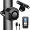 NineLeaf Bike Alarm Anti Theft with Mount, Motorbike Alarm, USB C Rechargeable 110dB Burglar Vibration Motorcycle Bicycle Alarm Security System Waterproof Cycle Mobility Scooter Alarm with Remote