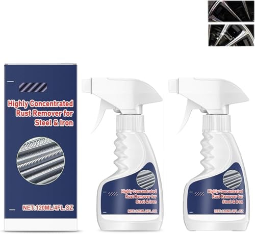 Dérouilleur puissant pour métal, puissant dissolvant de rouille pour métal et acier inoxydable, puissant dissolvant de rouille pour fer, hautement concentré pour acier et fer (2)