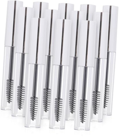 TOPPERFUN Mini-mascara-fläschchen aus Robustem Material Leichte und Tragbare Wimperntusche Nachfüllbare Cremebehälter für DIY Make-up für Unterwegs Geschenkidee