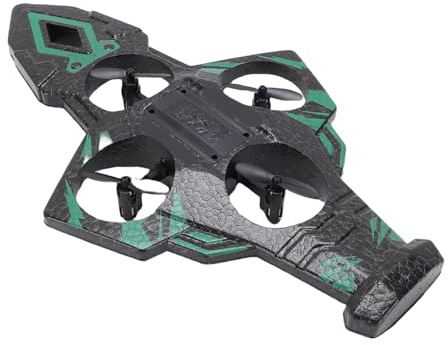 CCYLEZ Flying Sword RC-Drohne mit Uhr- und Griffsteuerung, Quad-Motorleistung, 360°-Schwebekreis, LED-Leuchten, Geschenk für Kinder, Erwachsene, Anfänger (Green)