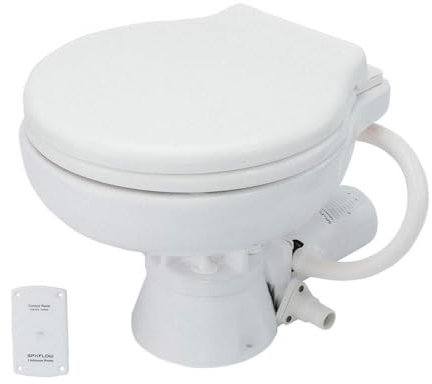 Johnson Pump AquaT Electric Marine Toilet - Super Compact - 12V