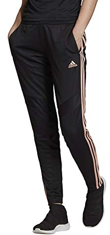 adidas Tiro 19 Damenhose, Schwarz/Pink, X-Klein