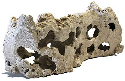 Lochgestein Aquarium Deko Felsen Malawi See S-Form 39x13x17 cm