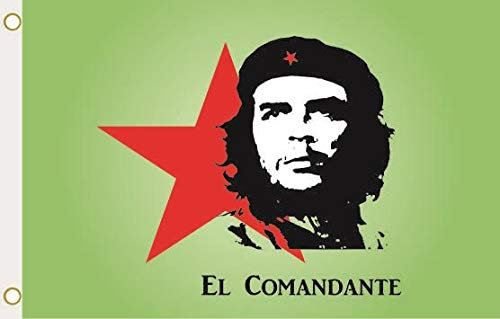 U24 Flagge Fahne Che-Guevara grün 90 x 150 cm