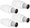 4x Koaxial Stecker TV Antennenstecker Adapter Koax Stecker Schraubbar Verbinder Gerade