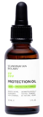 Scandinavian Biolabs Protection Oil, 30 ml | Frei von Parfüm und Silikon, mit Hitzeschutz. Kontrolliert Frizz, spendet Feuchtigkeit und glättet Spliss.