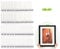 48Pairs(96strips) Small Picture Hanging Strips Heavy Duty, Removable Hook and Loop Strips, Picture Hanger Adhesive Strips Perfect for Wall Art Hanging