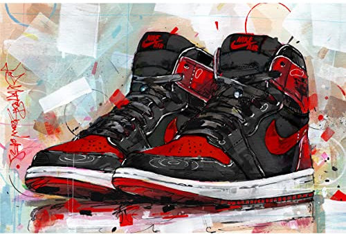Air Jordan 1 Banned fod Canvas Print (40x60cm)