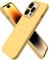 ORNARTO Compatible with iPhone 14 Pro Case 6.1, Slim Liquid Silicone 3 Layers Full Covered Soft Gel Rubber Case Cover 6.1 inch-Sunflower Yellow