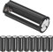 Xiatiaosann AAA Battery Holder to Flashlight Torch Battery Box, 10PCS Battery Storage Case, 4.5V 3x 1.5V AAA Batteries to Flashlight Battery Box, Black Cylindrical