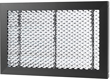 BENECREAT Wabenarbeitstisch 30x20x2.2 cm Eisen Lasergravierer Zubehör Für Schnelle Wärmeableitung Und Desktop-Schutz