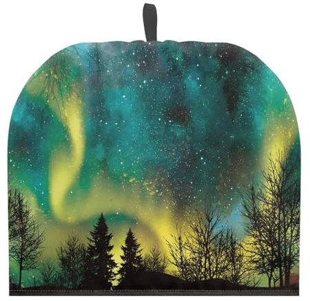 Tutolipy Aurora Print Teapot Warmer - Insulating Tea Cozy for Teapot, Kitchen Home Decorative Keep Warm Tea Pot Decor