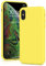 YATWIN Coque pour iPhone XS, iPhone X, Housse en Silicone Doux avec Découpes Précises pour Caméra, Design Ultra Mince, Protection 360° à Bords Surélevés - Jaune