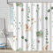 FAIRYGATE Duschvorhang Stoff Ohne Bohren Bath Curtain 180x180 cm Modern Textur Waschbar Bad Duschvorhänge Polyester Textil Wasserdicht Duschvorhang für Badewanne mit 12 Hake B8116