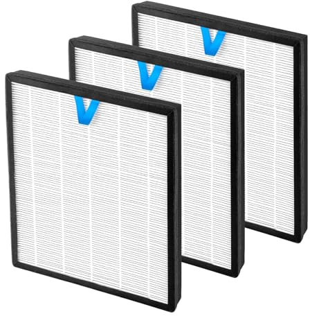 (3 Piezas) Vital 100S filtros de repuesto compatibles con purificador de aire LEVOIT Vital 100S, filtro HEPA verdadero Vital 100S H13, filtros de carbón activado 3 en 1, reemplaza #Vital 100S-RF