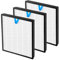 3 Pack Vital 100S Replacement Filter Compatible with LEVOIT Vital 100S Air Purifier, LAP-V102S-AAS, Vital100S H13 True HEPA Filter, 3-in-1 Activated Carbon Filters, Replace #Vital 100S-RF