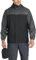 33,000ft Veste de pluie pour homme - Légère, imperméable - Pliable - Avec capuche - Coupe-vent - Pour le camping et l'extérieur, Noir/gris, 3XL