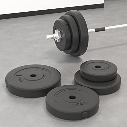 NQJIBUE Exercise & Fitness Weight Plates 6 pcs 30 kg Cement Weightlifting