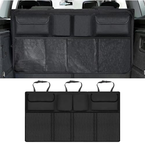 NBVGFGDF Auto Kofferraum Organizer, für VW Golf/Polo 5 6 7 8 GTE GTI GTD Clubspor Faltbare Hinteren Kofferraum Aufbewahrungstasche Wasserdicht Auto Kofferraumtasche
