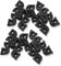 Euroart Black Butterfly Hinges in 2 Pairs with Rustic Ornate Design, Cabinet Hinges, Cupboard Hinges, Small Hinges, Decorative Hinges, Cabinet Hinge, Antique Hinges, Butterfly Hinge, Door Furniture