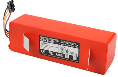 Xiaomi Roborock Batterie S50 S51 S5 Max S7 T6 Q5 Q7 6500mAh | 14.4V / 93.6Wh 1000 cycles recharge Aucun effet mémoire Protection surcharge/court 12M garantie + 24h support