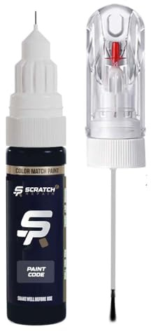 Scratch Repair - Touch up Pen Deep Navy Blue 04 Compatible for Ford Europe Vehicles with Needle & Brush Applicator, 2-in-1 Car Paint Repair