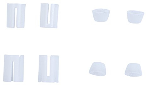 Conmetall Wackelstopp für Oval Toilettensitz, Weiß