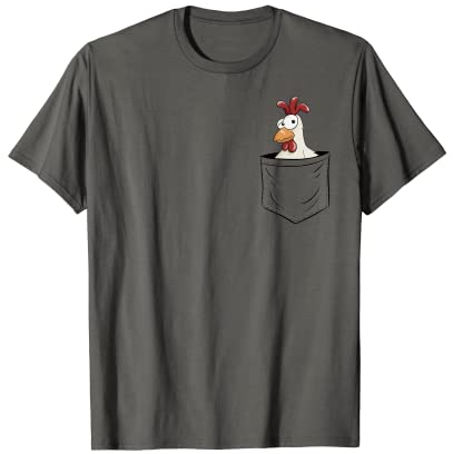 Lustiges Huhn In Tasche für Landwirte & Hühner Flüsterer T-Shirt