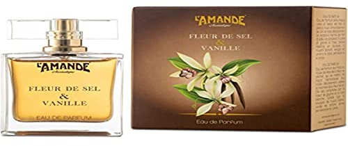 L'AMANDE - Profumo Donna Fresco e Delicato con Fior di Sale Marino, Vaniglia, Rosa e Glicine, 50 ml