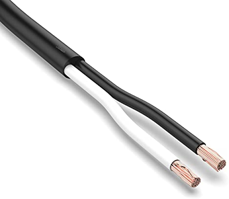 Auprotec Câble de véhicule 20 m - 2 x 0,5 mm² - Câble rond 2 fils - Câble électrique FLRYY - Pour remorque de voiture