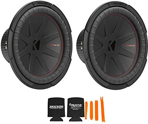 KICKER 12 Inch Comp R Woofer includes Two 48CWR122 Virtual 2 ohm Package
